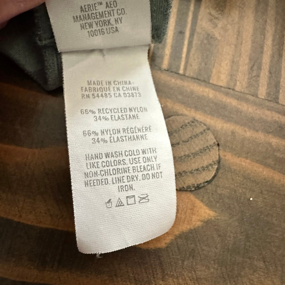 Aerie Real Sunnie Demi Bra – Women’s Size 32A Green | Recycled Nylon - Picture 3 of 5